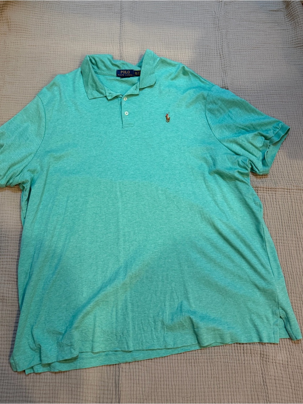 Polo by Ralph Lauren Mint Green Short-Sleeve Polo Shirt